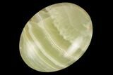 Polished, Green (Jade) Onyx Palm Stone - Afghanistan #187945-1